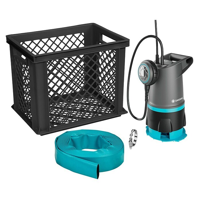 Gardena Vuilwaterpomp 20000 Basic Hoogwater set (550 W, Max. leversnelheid: 20.000 l/u, Dompeldiepte: 7 m) | BAUHAUS