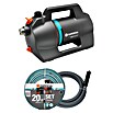 Gardena Gartenpumpen-Set 5200 Silent inkl. Schlauch & Sauggarnitur (600 W, Max. Fördermenge: 5 300 l/h) | BAUHAUS