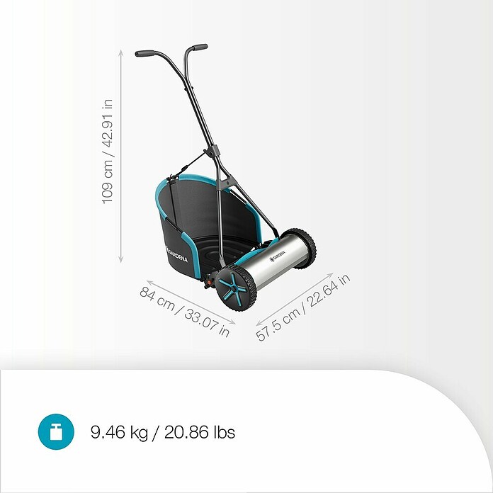 Gardena Ročna kosilnica Plus 400  (Širina reza: 40 cm) | Ročne kosilnice | Kosilnice | Vrtni stroji in orodja | Vrt in prosti čas | Izdelki | BAUHAUS
