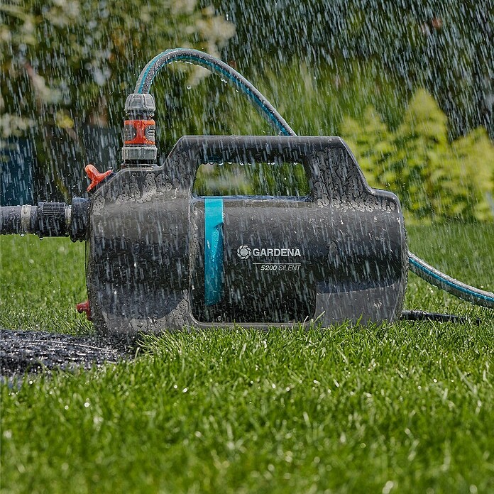 Gardena Gartenpumpe 5200 Silent (600 W, Max. Fördermenge: 5 300 l/h) | BAUHAUS