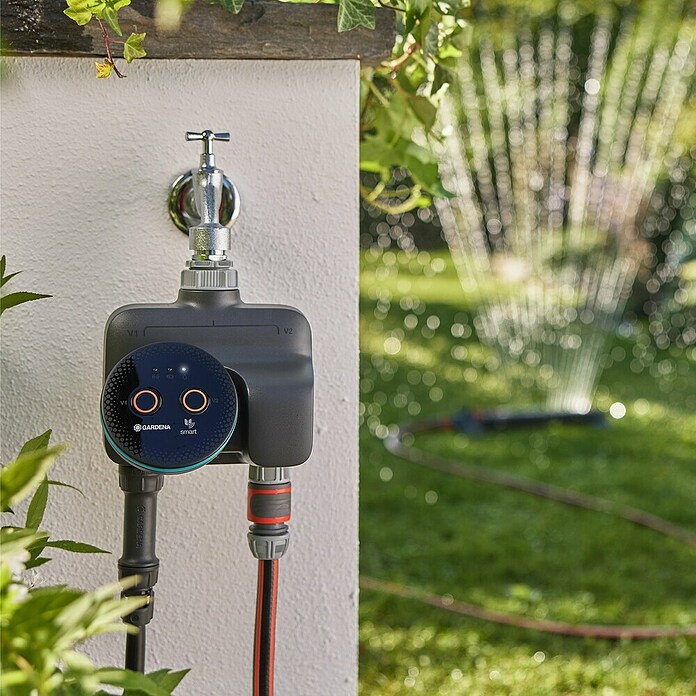 Gardena Smart system Bewässerungsautomat Dual Water Control (Betriebsdruck: 0,5 bar - 12 bar, Bewässerungsdauer: 1 min - 10 h) | BAUHAUS