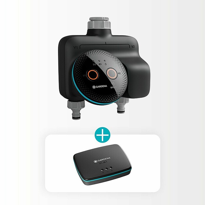 Gardena Smart system Bewässerungsautomat Dual Water Control Set (Betriebsdruck: 0,5 bar - 12 bar, Bewässerungsdauer: 1 min - 10 h) | BAUHAUS