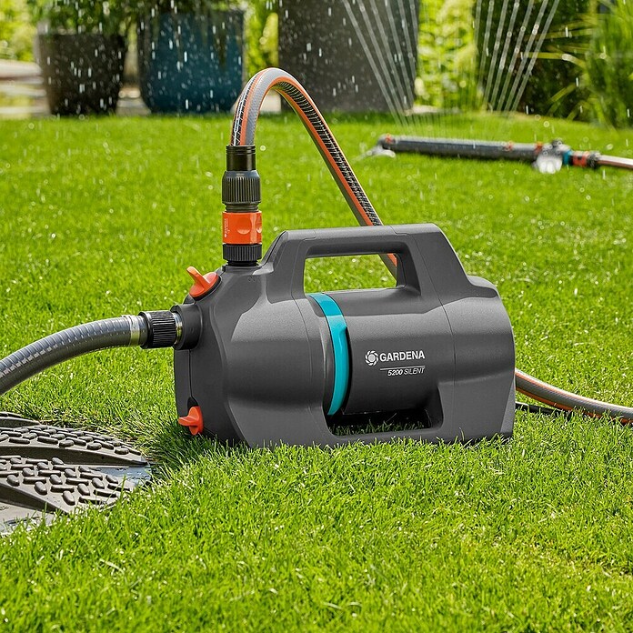 Gardena Gartenpumpe 5200 Silent (600 W, Max. Fördermenge: 5 300 l/h) | BAUHAUS