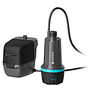 Gardena Akku-Regenfasspumpe Aquares 2400 ohne Akku (2,1 bar, 2 400 l/h, Ohne Akku)