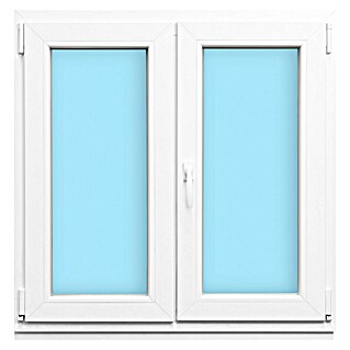 Ventana de PVC oscilobatiente (100 x 100 cm, Derecha, Blanco)