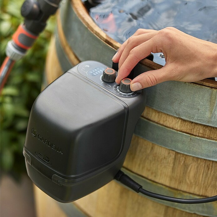 Gardena Power for All 18V Akku-Regenfasspumpe 2500 ComfortAutomatic (Ohne Akku, Max. Fördermenge: 2 400 l/h) | BAUHAUS