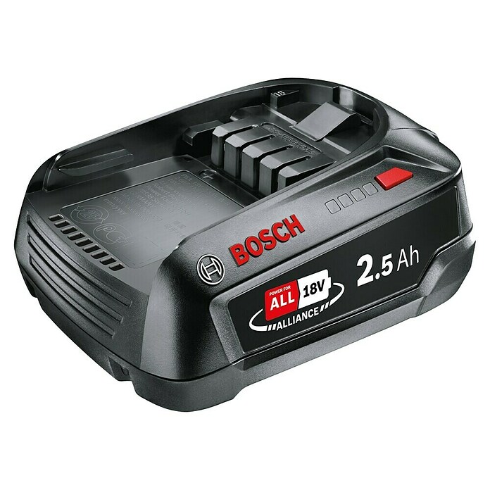 Bosch Power for All 18V Akumulator PBA 18V 2,5Ah SoC P4A  (18 V, 2,5 Ah, Li-ion) | 7390 - Akku Marke | IAEL - Akku/Ladegeräte | IAE - Gartenmotorgeräte | IA - Gartenhartware | I - Stadtgarten | BAUHAUS