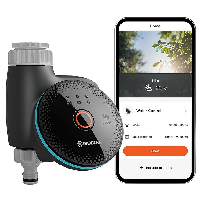 Gardena Smart system Automat za navodnjavanje  (Radni tlak: 0,5 bar - 12 bar, Vrijeme zalijevanja: 1 min - 10 h) | BAUHAUS
