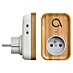 Avidsen Juego de timbre inalámbrico Bamboo Plug 