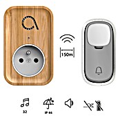 Avidsen Juego de timbre inalámbrico Bamboo Plug (150 m, 85 dB, Sin corriente, IP44) | BAUHAUS
