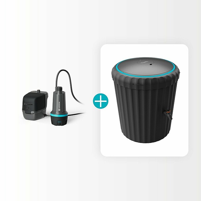 Gardena Akku-Regenfasspumpe Aquares 2400 ohne Akku (2,1 bar, 2 400 l/h, Ohne Akku) | BAUHAUS