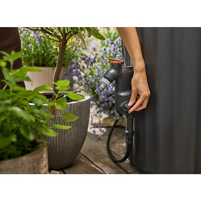 Gardena Bewässerungssteuerung Duotap Automatic (Passend für: Automatische Regenwasserbewässerung, 3 -tlg.) | BAUHAUS