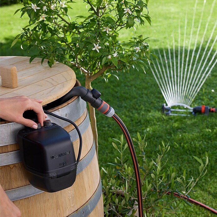 Gardena Power for All 18V Akku-Regenfasspumpe 2500 ComfortAutomatic (Ohne Akku, Max. Fördermenge: 2 400 l/h) | BAUHAUS