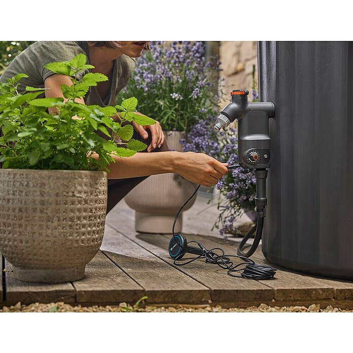 Gardena Bewässerungssteuerung Duotap Automatic (Passend für: Automatische Regenwasserbewässerung, 3 -tlg.) | BAUHAUS