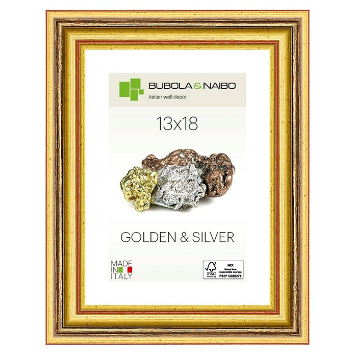 Bilderrahmen 2490 (Gold, 13 x 18 cm, Holz)
