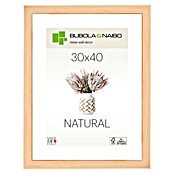 Marco de fotos 2701 (Natural, 30 x 40 cm, Madera)