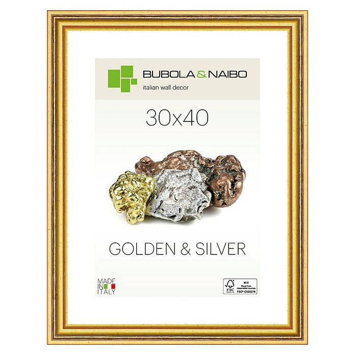 Bilderrahmen 2490 (Gold, 30 x 40 cm, Holz)