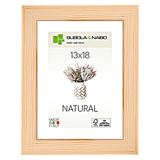 Drveni okvir Giulia 2701 (13 x 18 cm, Natur, Staklo)