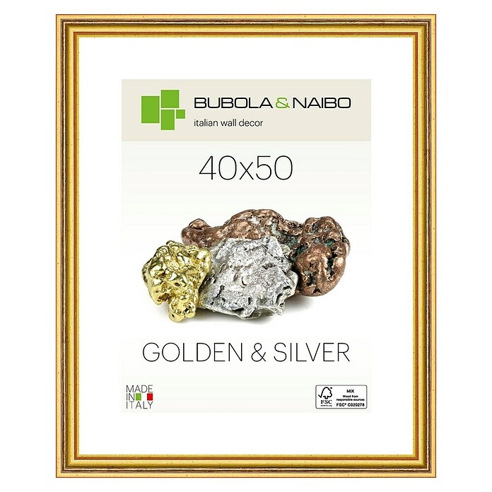 Bilderrahmen 2490 (Gold, 40 x 50 cm, Holz)