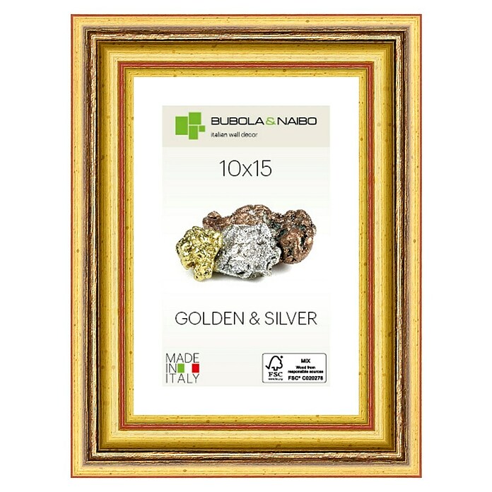 Bilderrahmen 2490 (Gold, 10 x 15 cm, Holz)
