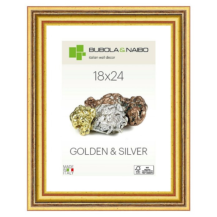 Bilderrahmen 2490 (Gold, 18 x 24 cm, Holz)