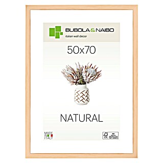 Holzrahmen 2701 (50 x 70 cm, Natur, Glas)