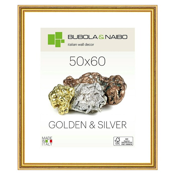 Bilderrahmen 2490 (Gold, 50 x 60 cm, Holz)