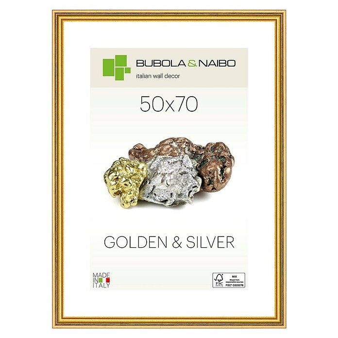 Bilderrahmen 2490 (Gold, 50 x 70 cm, Holz)
