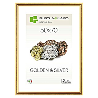 Bubola & Naibo Drveni okvir Beta 2490 (50 x 70 cm, Zlatna)