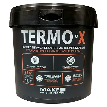 Pintura térmica y anticondensación Termo-X