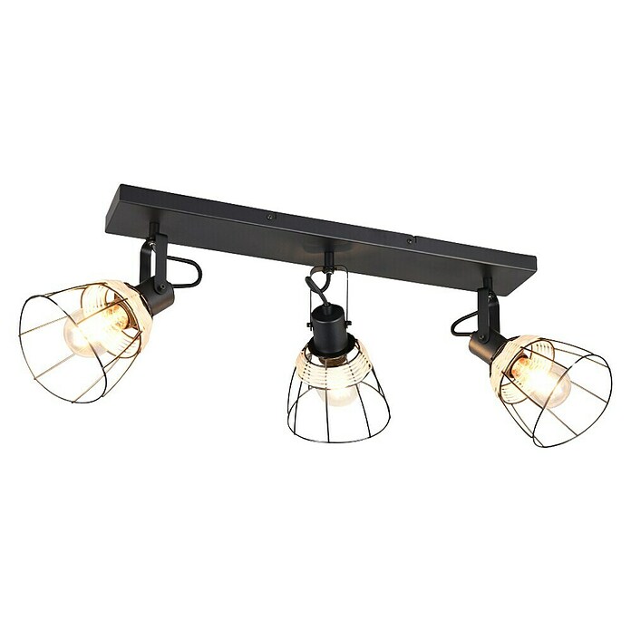 Trio Lighting Regleta Jerome (30 W, Negro, E27) | BAUHAUS