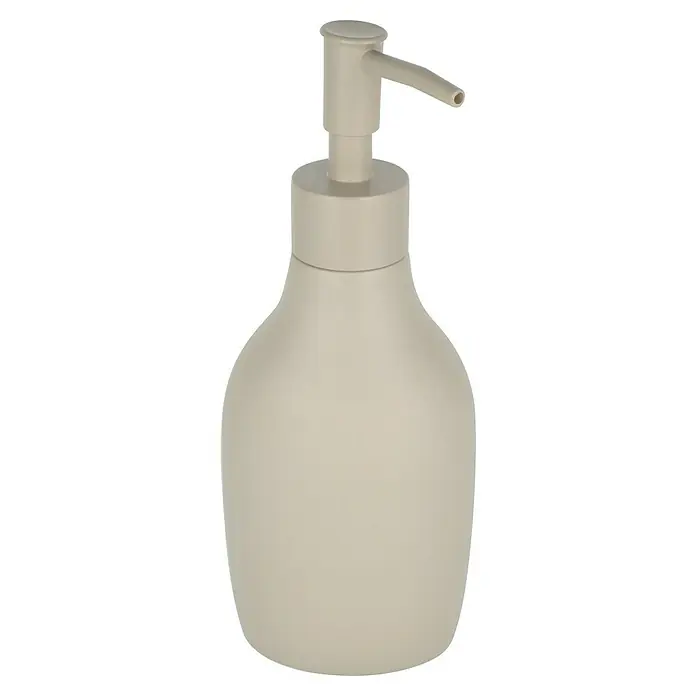 Venus Flakoni Dispensador de jabón - L x An x Al: 76 x 65 x 193 cm, Plástico, Beige - Dispensador de jabón color crema con un diseño minimalista y una bomba práctica, ideal para el baño y la cocina.