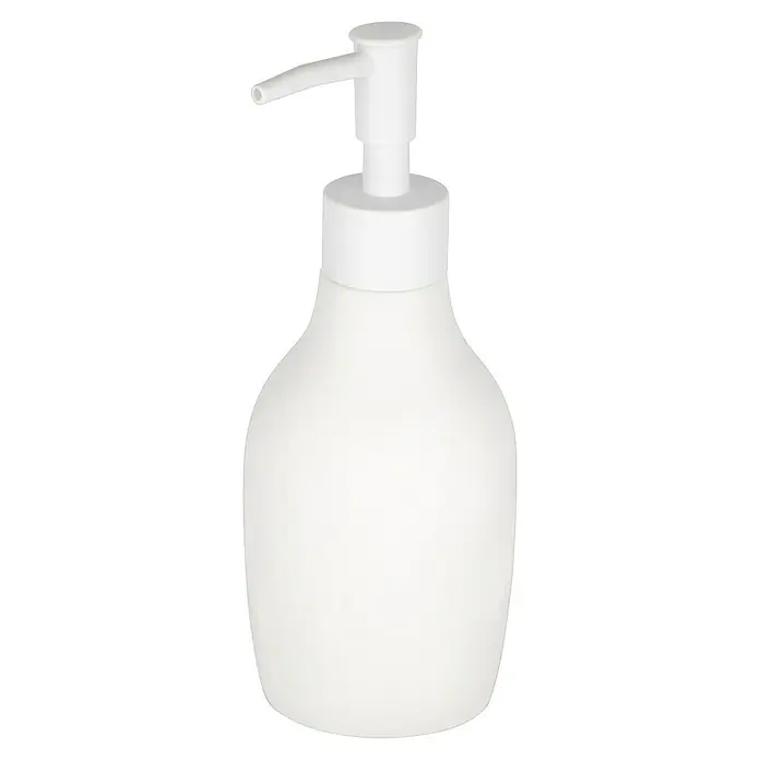 Venus Flakoni Seifenspender - Polyresin, Weiß - Ein stilvoller, weißer Seifenspender mit einem schlanken Design, perfekt für jedes Badezimmer oder Küche. Er ist einfach zu bedienen und nachzufüllen.