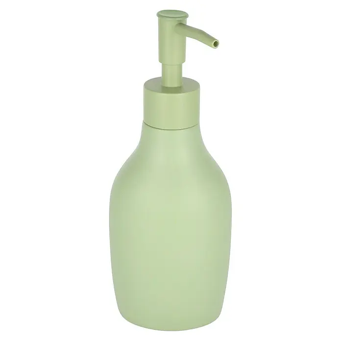 Venus Flakoni Dispensador de jabón - L x An x Al: 76 x 65 x 193 cm, Plástico, Menta - Dosificador de jabón verde claro con bomba, diseño moderno para baño o cocina, asegurando higiene y estilo.