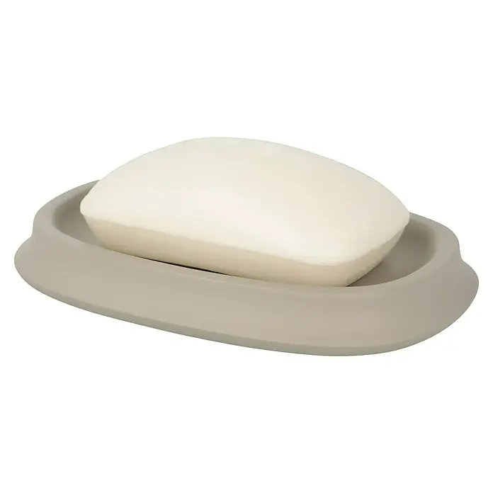 Venus Flakoni Seifenschale - Beige, Polyresin - Elegante Seife in einer schlichten Seifenschale. Praktisches Badaccessoire für Ordnung und Hygiene im Badezimmer.