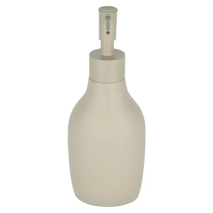 Venus Flakoni Seifenspender - Polyresin, Beige - Elegante Seifenspender-Flasche in einem sanften Farbton. Der Pumpspender sorgt für eine einfache und hygienische Dosierung der Seife.