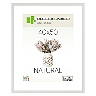 Bubola & Naibo Marco de madera 4405 (40 x 50 cm, Blanco)