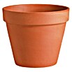 Pflanzkübel (Ø x H: 15,5 x 13,5 cm, Klinkerrot)