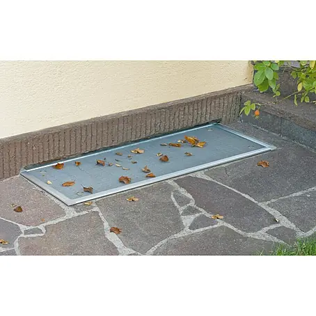 Windhager Lichtschachtabdeckung Komplettset Alu