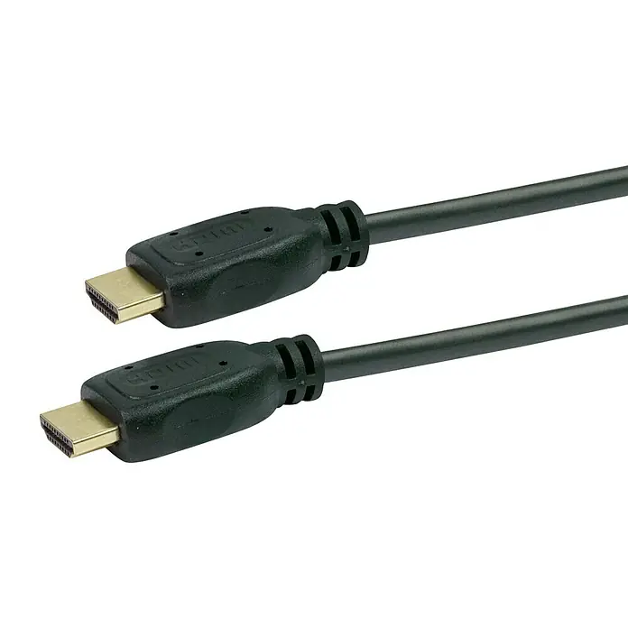 Schwaiger HDMI-Kabel - 5 m, Schwarz, 18 Gbit/s
