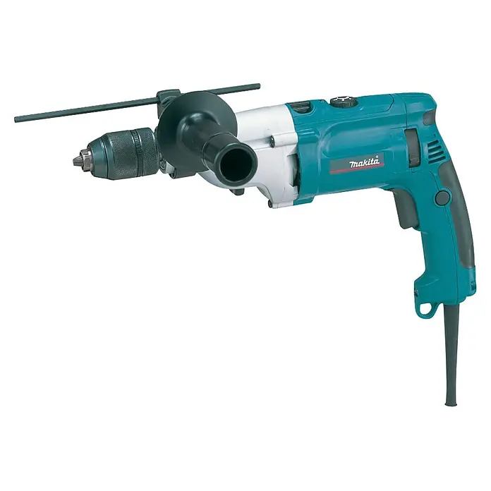 Makita Taladro percutor HP2071 - 1.100 W - Taladro Makita: Potente herramienta para trabajos de perforación precisos. Ideal para artesanos y aficionados al bricolaje.