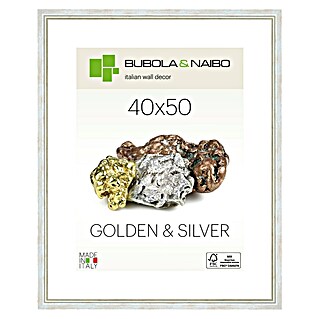 Bubola & Naibo Drveni okvir Marisa 6280 (40 x 50 cm, Srebrne boje)