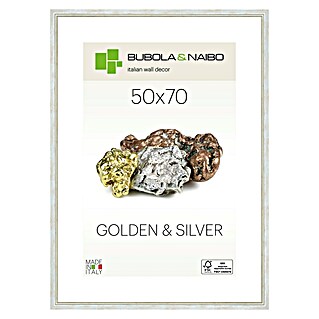 Bubola & Naibo Drveni okvir Marisa 6280 (50 x 70 cm, Srebrne boje)