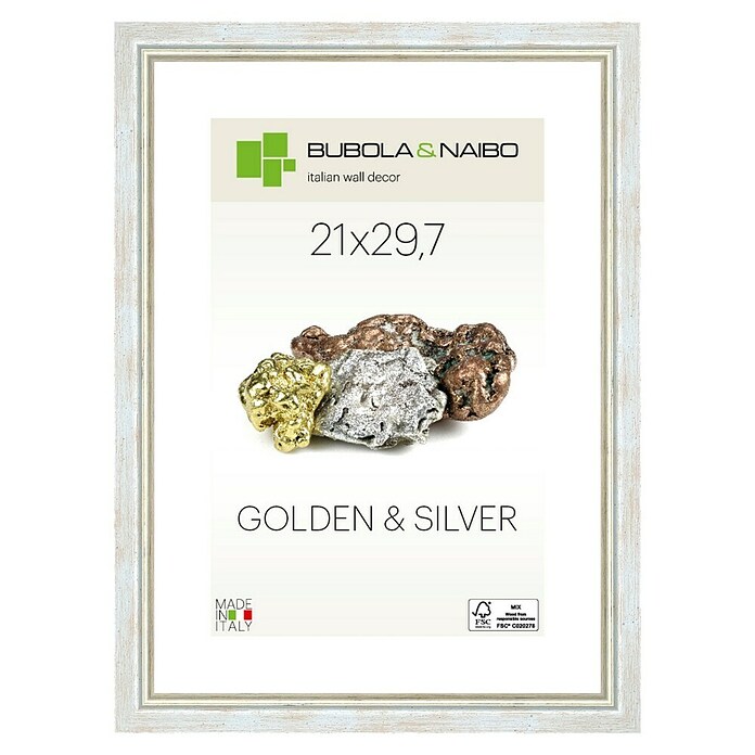 Bilderrahmen Marisa 6280 (Silber, 21 x 29,7 cm / DIN A4, Holz)