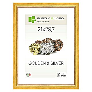 Bubola & Naibo Drveni okvir Marisa 6280 (DIN A4 / 21 x 29,7 cm, Zlatne boje)