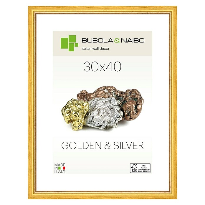 Bilderrahmen Marisa 6280 (Gold, 30 x 40 cm, Holz)
