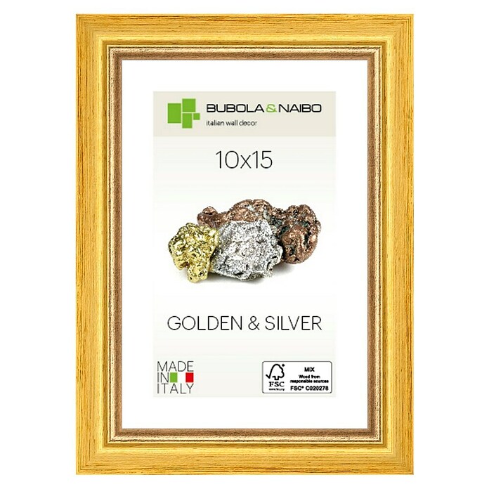 Bilderrahmen Marisa 6280 (Gold, 10 x 15 cm, Holz)