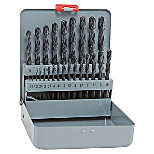 Alpen Metallbohrer-Set (Stahl, 25 -tlg.)