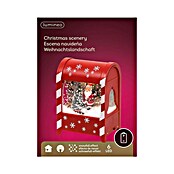 Figura LED navideña (9,5 x 13,5 x 19 cm, Rojo, Funciona con pilas, LED) | BAUHAUS