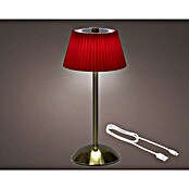 Lámpara de sobremesa LED redonda (4 W, Ø x Al: 30,5 x 15 cm, Rojo, Blanco cálido) | BAUHAUS
